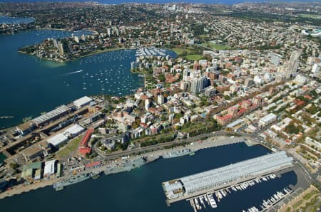 Aerial Image of WOOLLOOMOOLOO AND ELIZABETH BAY