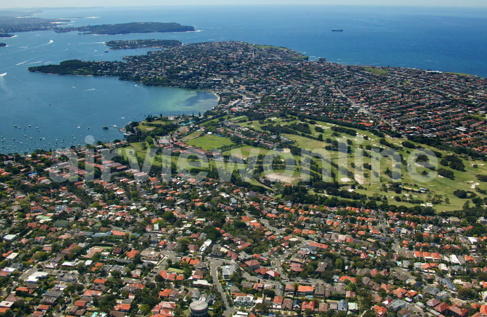 Aerial Image of Bellevue Hill North East to Vaucluse