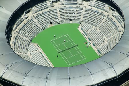 Aerial Image of TENNIS PRACTICE