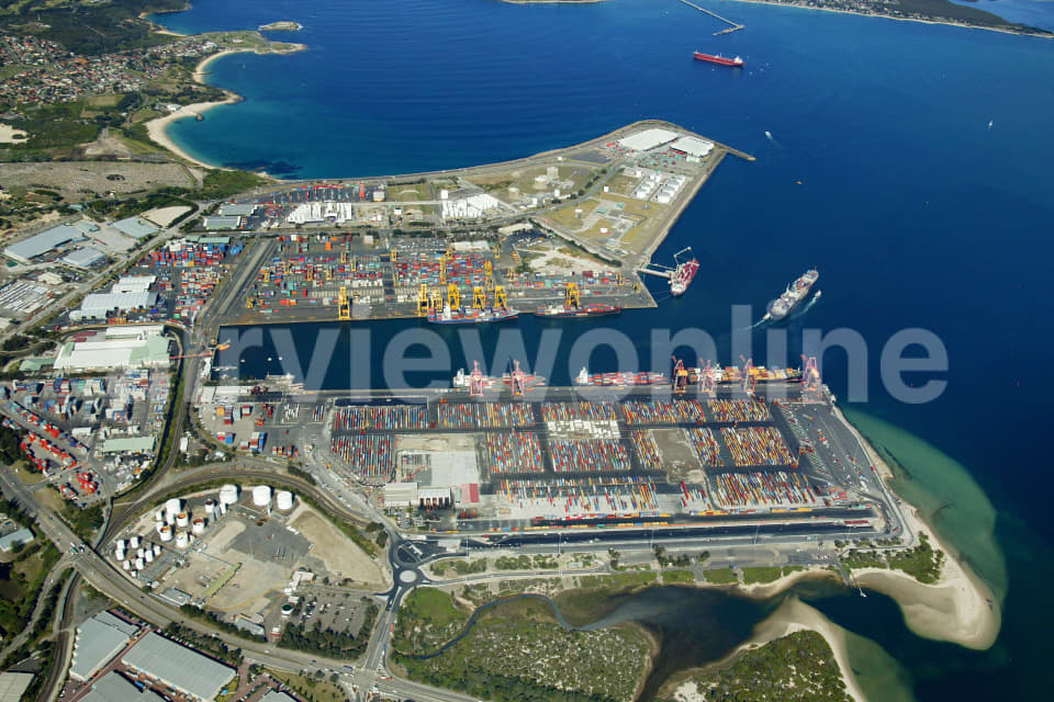 Aerial Image of Toll and P&O Container Terminals