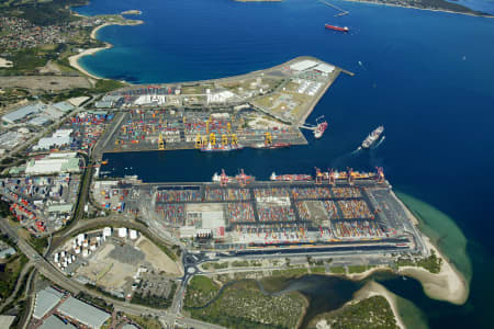 Aerial Image of TOLL AND P&O CONTAINER TERMINALS