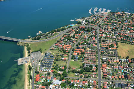 Aerial Image of SANS SOUCI AND ROCKY POINT