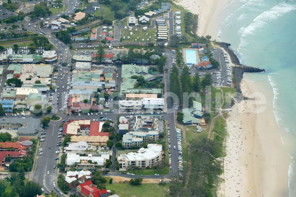Aerial Image of Byron Bay Main Beach