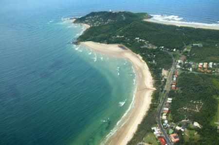 Aerial Image of CLARKES BEACH, BYRON BAY