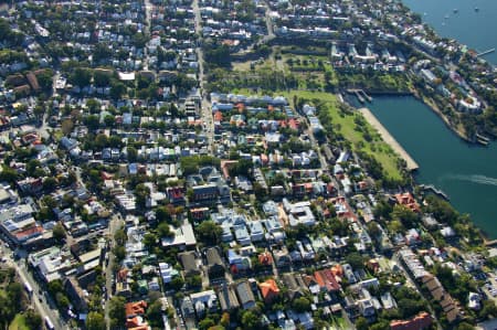 Aerial Image of BALMAIN AND MORT BAY