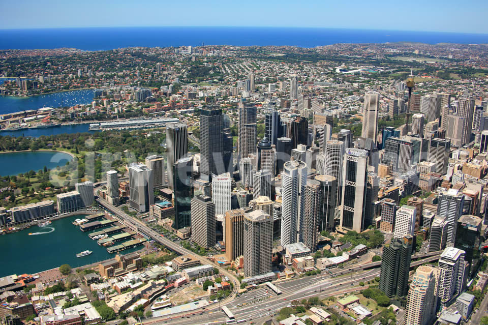 Aerial Image of CBD and East