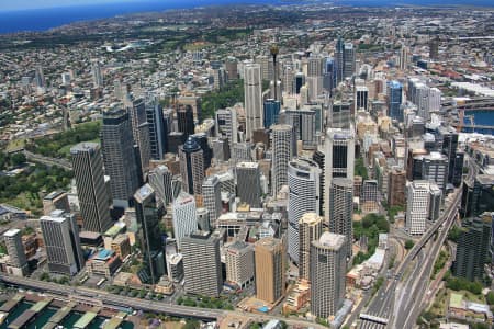 Aerial Image of THE CITY TO THE SOUTH