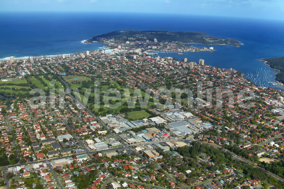 Aerial Image of Manly Vale to Manly