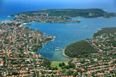 Aerial Image of BALGOWLAH AND MANLY COVE