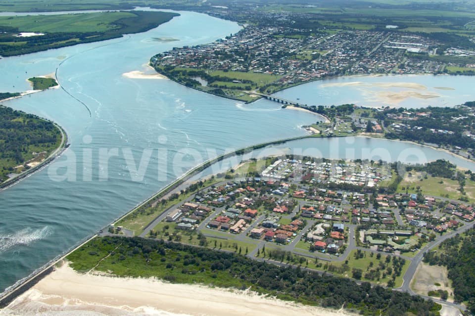 Aerial Image of Shaws Bay, Ballina