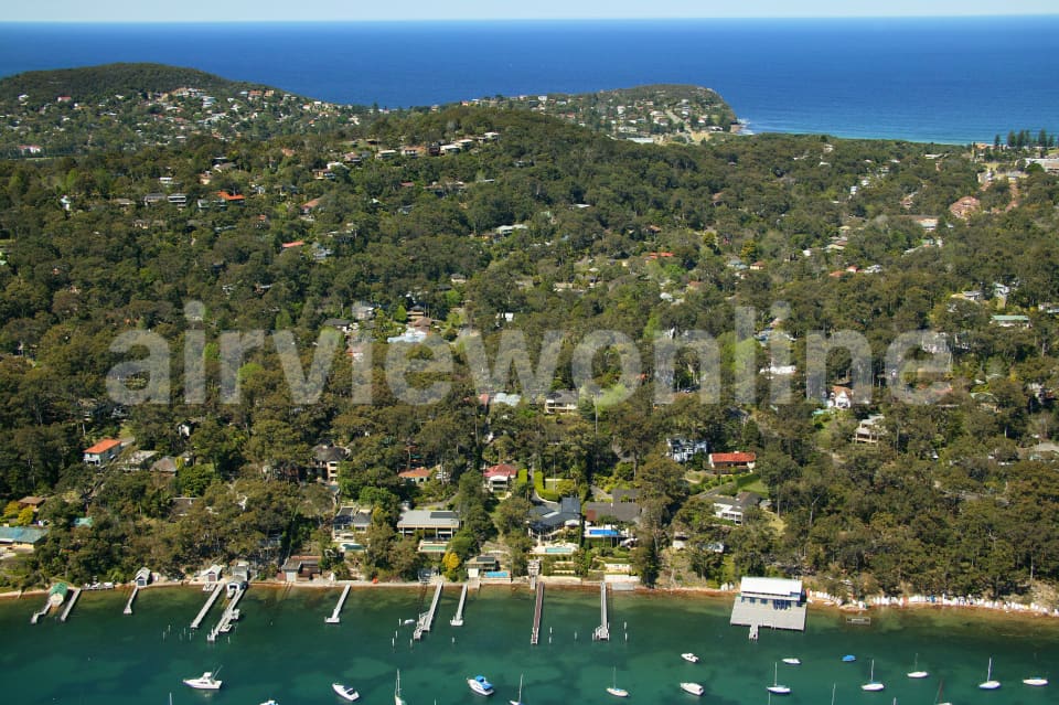 Aerial Image of Pittwater to Avalon Beach