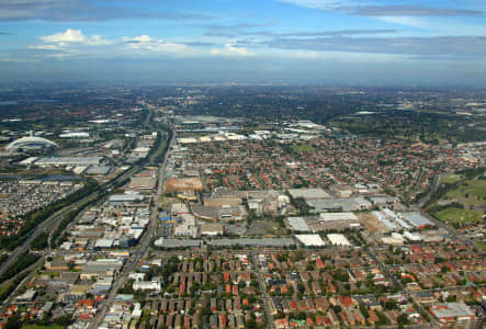 Aerial Image of HOMEBUSH TO THE EAST