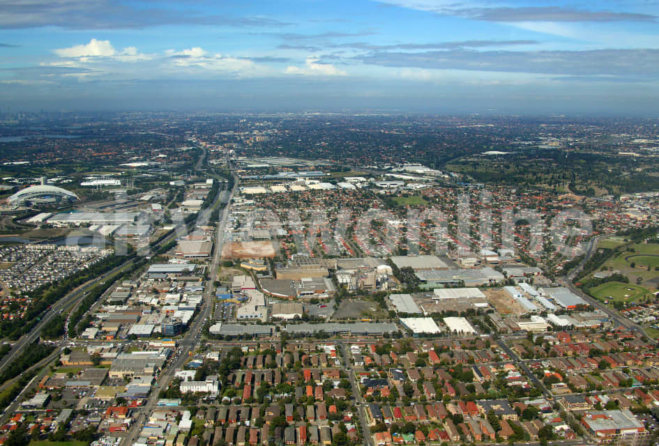 Aerial Image of Homebush to the East