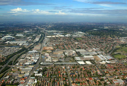 Aerial Image of HOMEBUSH TO THE EAST