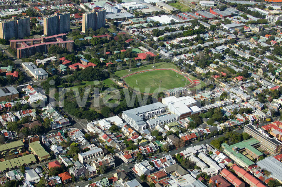Aerial Image of Redfern Oval and Redfern Park