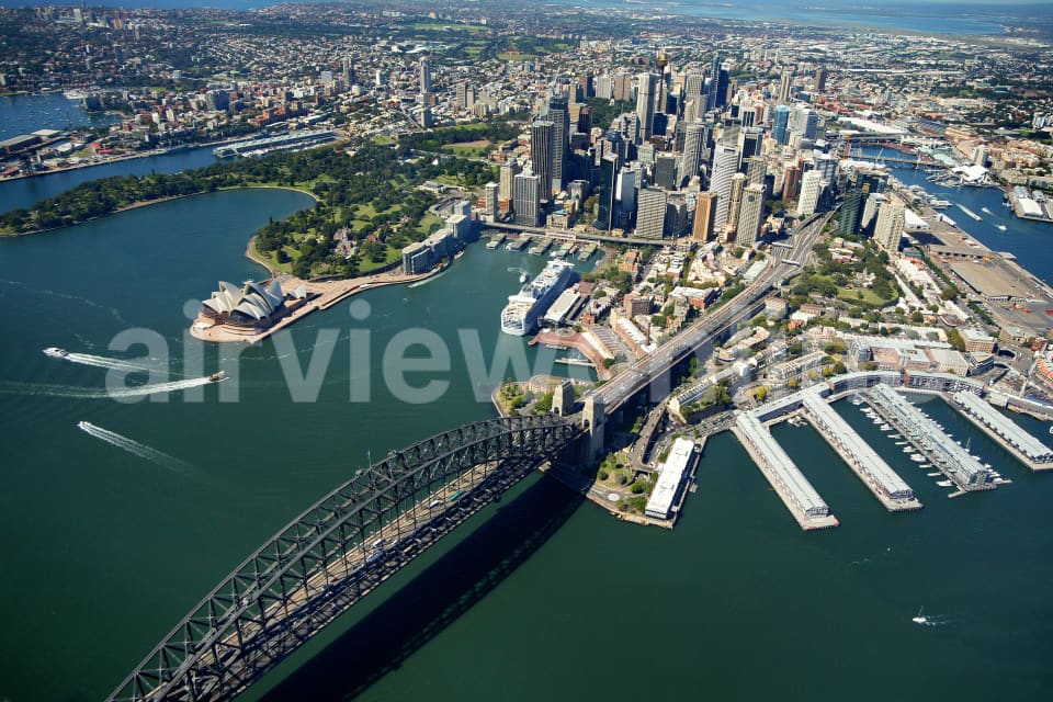 Aerial Image of Sydney Harbour and CBD