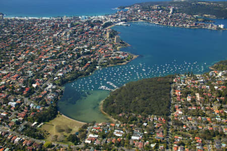 Aerial Image of BALGOWLAH TO MANLY COVE