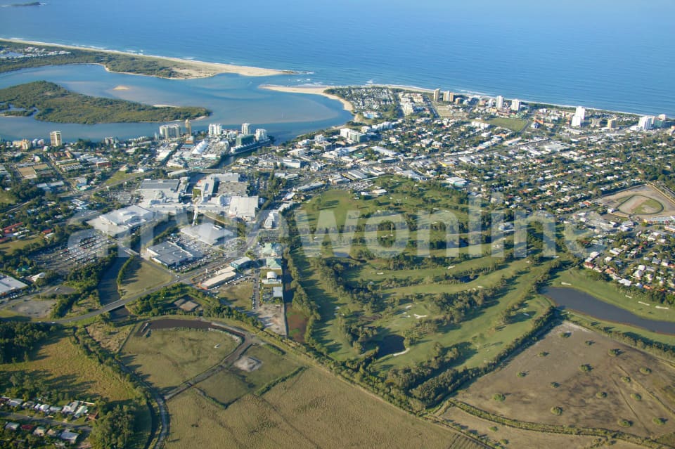 Aerial Image of Maroochydore and Horton Park Golf Course