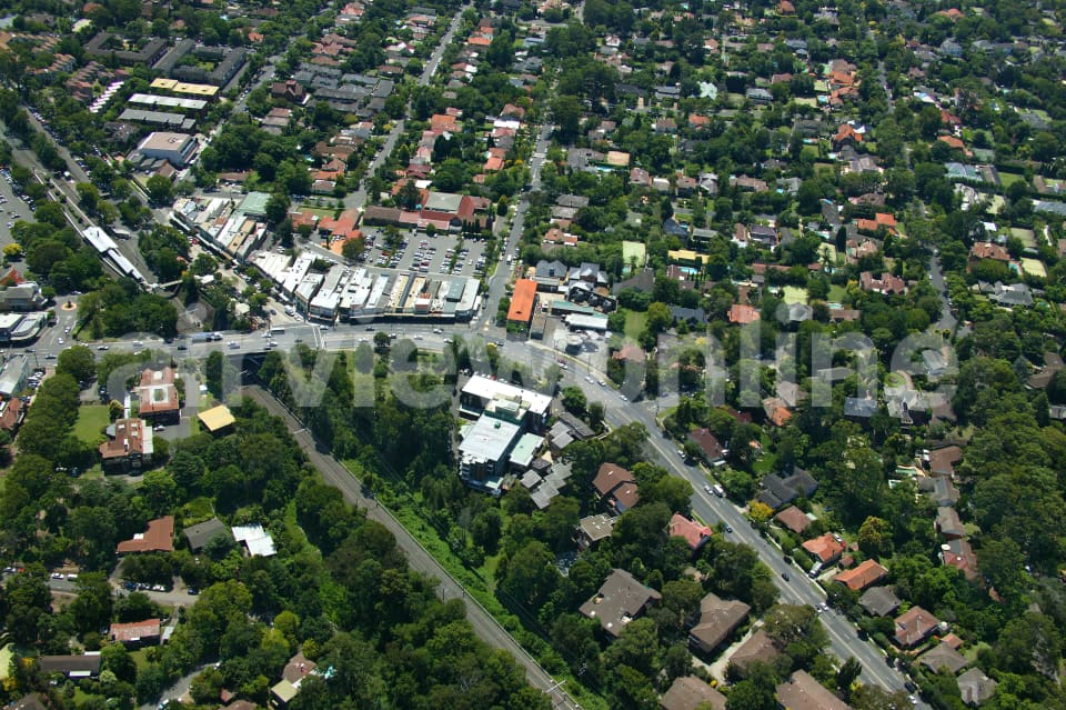 Aerial Image of Turramurra shops