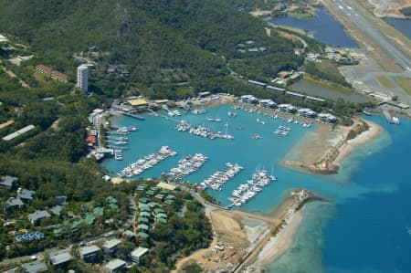 Aerial Image of HAMILTON ISLAND MARINA AND BOAT HARBOUR