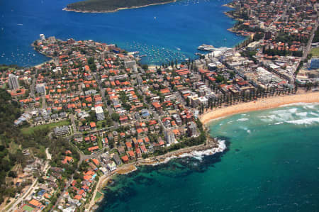 Aerial Image of MANLY  BEACH AND SOUTH MANLY