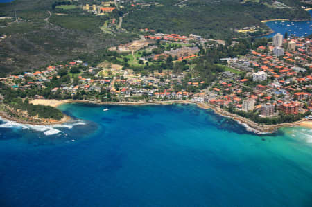 Aerial Image of FAIRY BOWER AND SHELLY BEACH