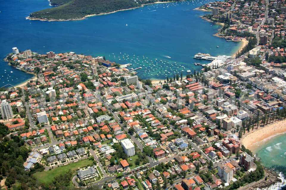 Aerial Image of South Manly and Manly Cove