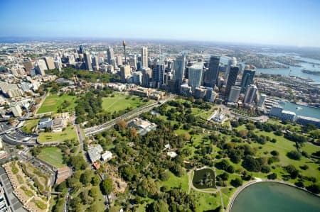 Aerial Image of ROYAL BOTANIC GARDENS SYDNEY