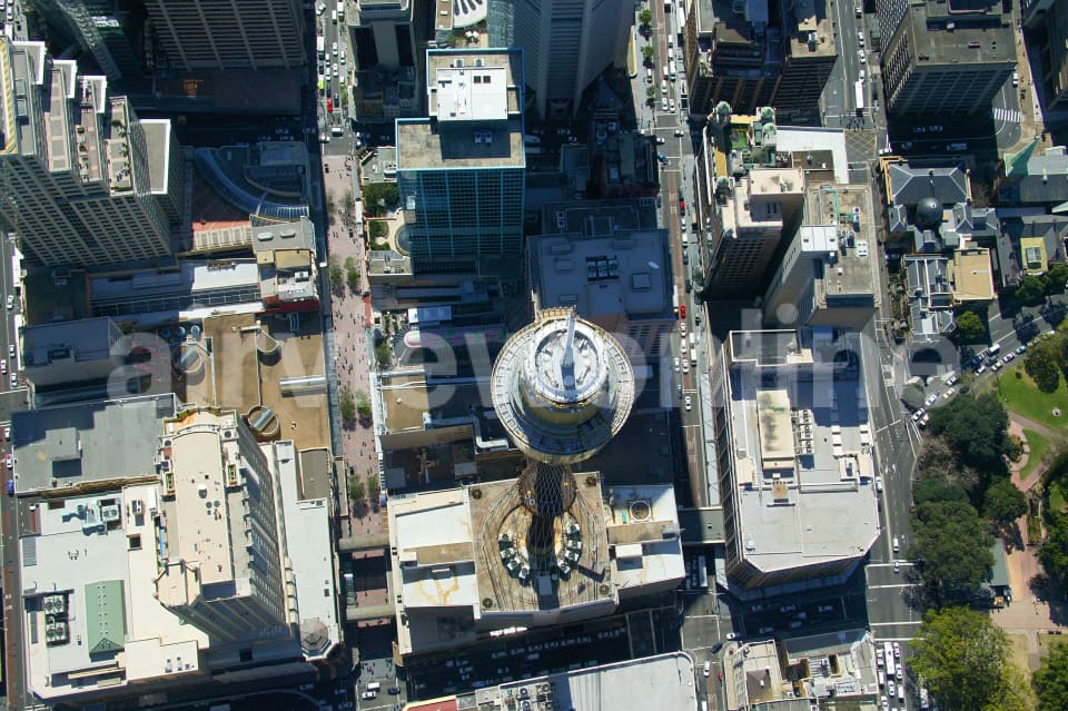 Aerial Image of Sydney Centrepoint Tower