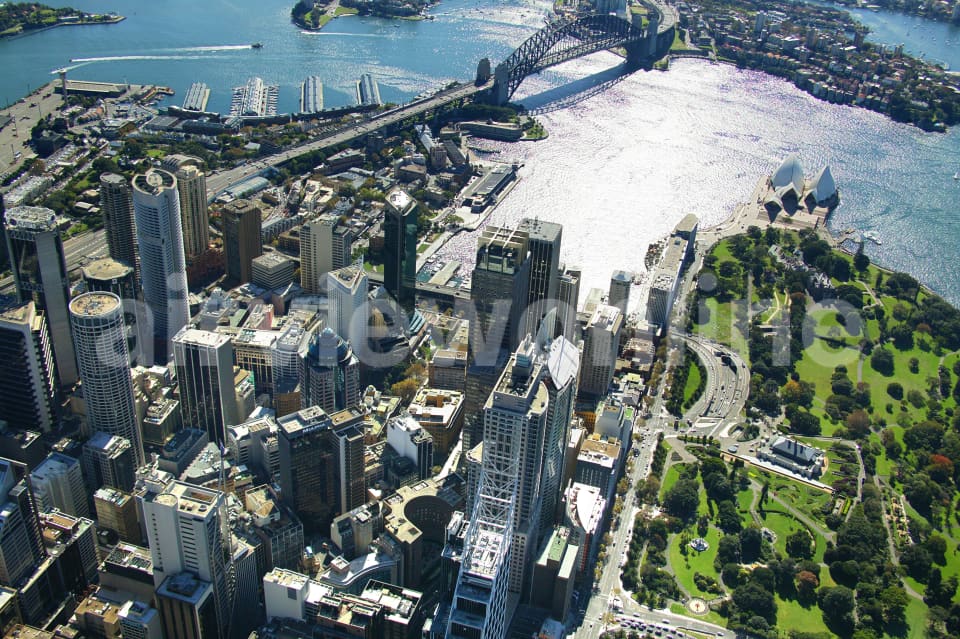 Aerial Image of Sydney CBD and Harbour