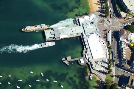 Aerial Image of MANLY WHARF