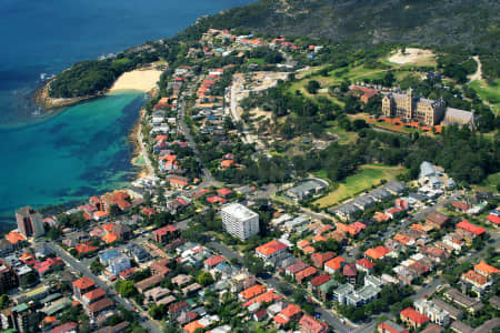 Aerial Image of MANLY AND SHELLY BEACH