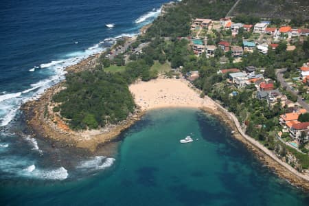 Aerial Image of SHELLY BEACH, MANLY