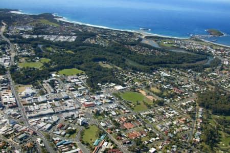 Aerial Image of COFFS HARBOUR TO PARK BEACH