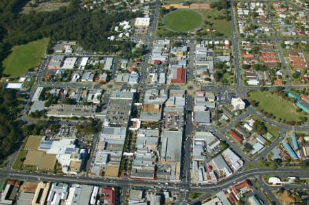 Aerial Image of COFFS HARBOUR CBD