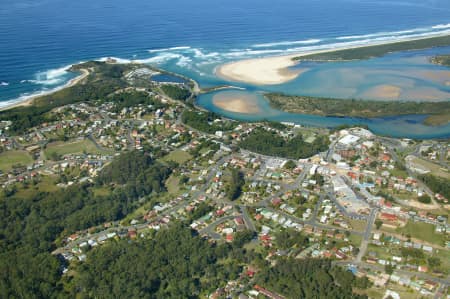 Aerial Image of NAMBUCCA HEADS