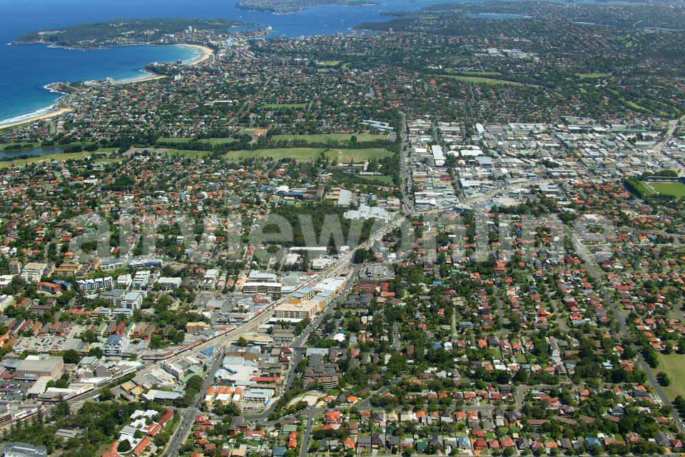 Aerial Image of Dee Why to Brookvale