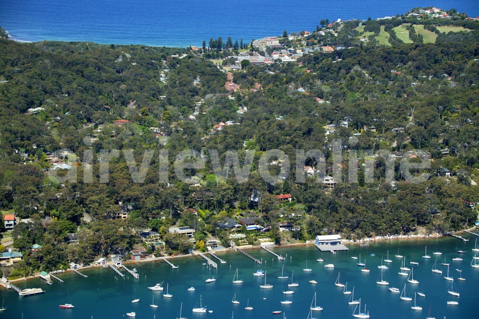 Aerial Image of Pittwater over Avalon