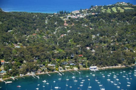 Aerial Image of PITTWATER OVER AVALON