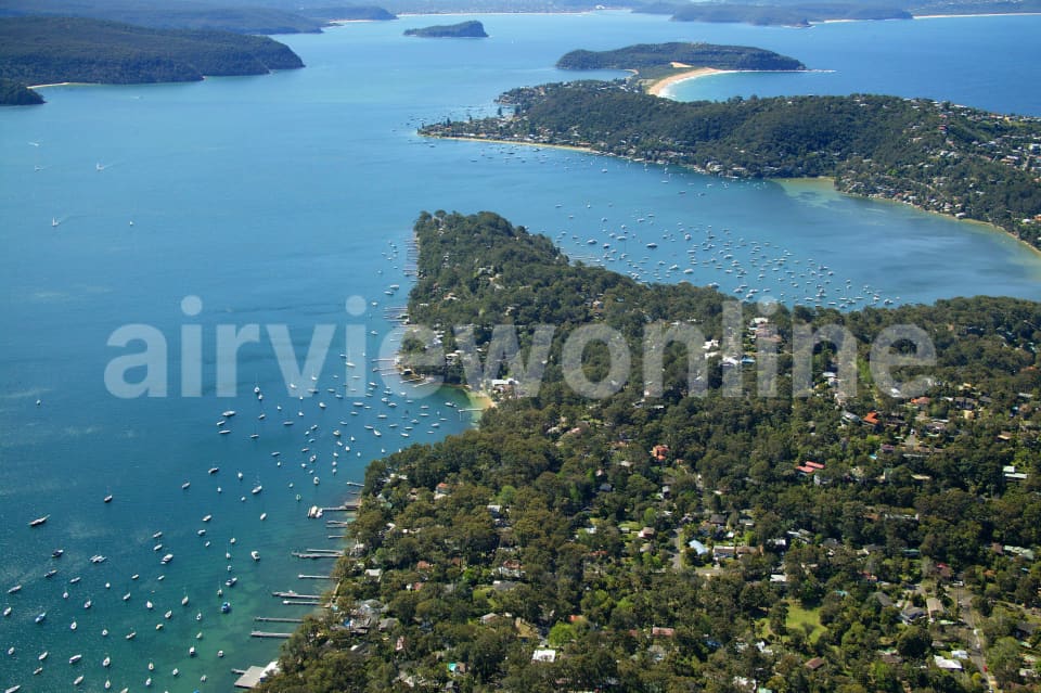 Aerial Image of Avalon and Careel Bay