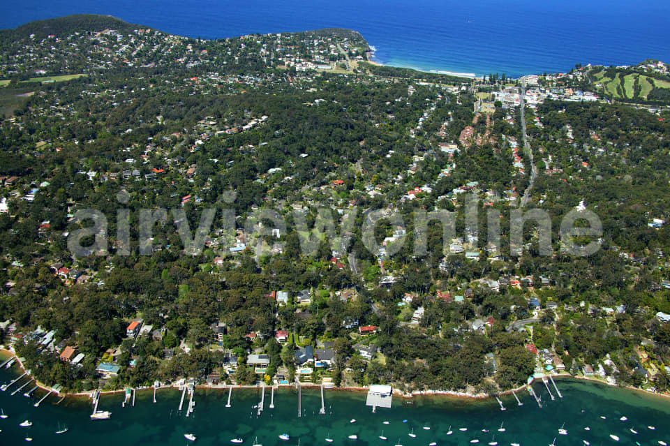 Aerial Image of Pittwater to Avalon Beach