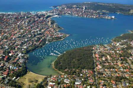 Aerial Image of BALGOWLAH TO MANLY COVE.
