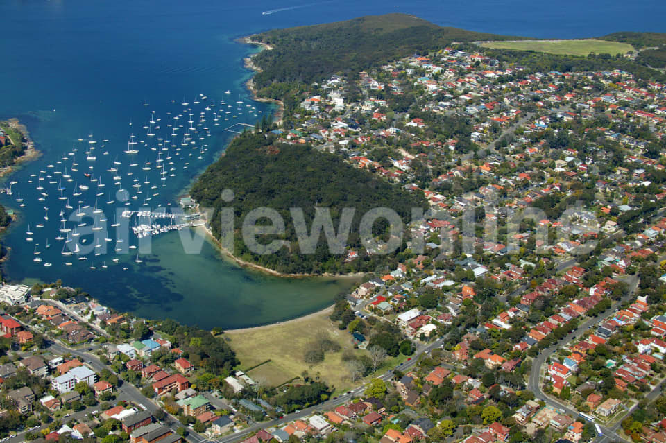 Aerial Image of Balgowlah Heights and North Harbour