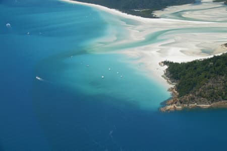 Aerial Image of WHITEHAVEN BEACH