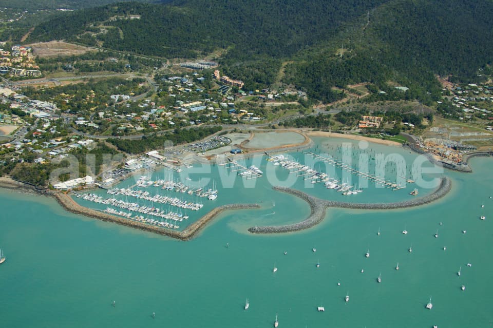 Aerial Image of Abel Point Marina, Airlie Beach