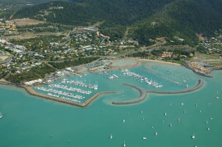 Aerial Image of ABEL POINT MARINA, AIRLIE BEACH