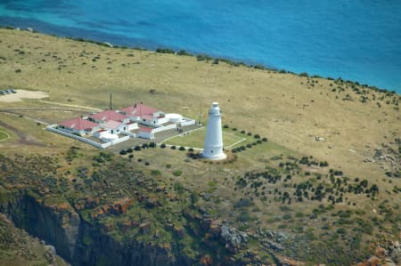 Aerial Image of CAPE WILLOUGHBY LIGHTHOUSE, KANGAROO ISLAND