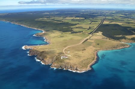 Aerial Image of CAPE WILLOUGHBY, KANGAROO ISLAND