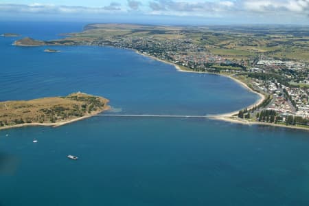 Aerial Image of VICTOR HARBOUR AND ENCOUNTER BAY