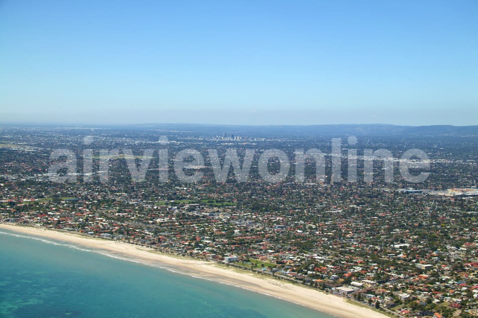 Aerial Image of Brighton to Adelaide CBD